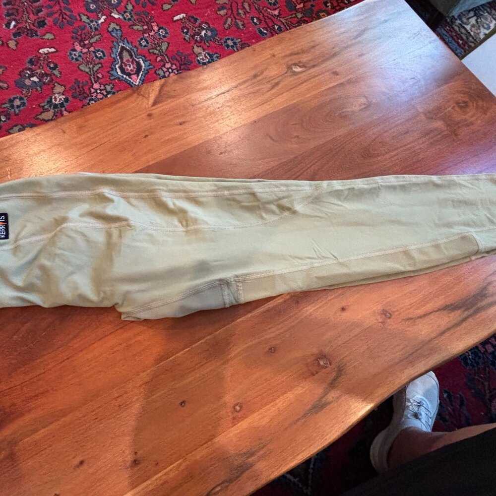 Kerrits Women's Large Beige Stash Pocket Riding Breeches Pants - Picture 5 of 11